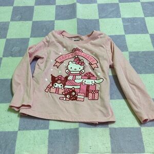 The Children's Place Pink Hello Kitty Long Sleeve Tee